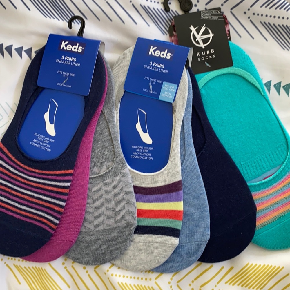 7 pairs NWT Keds Sneaker socks